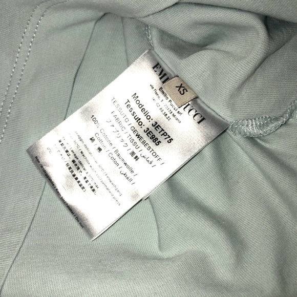 Sz XS Pucci Pisces Fish Logo Print Cotton T-Shirt - Picture 12 of 14